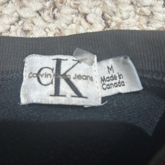 Vintage 90s Calvin Klein Crewneck Hoodie - Picture 3 of 3